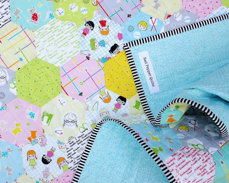 Sewing School Hexagon Quilt Red Pepper Quilts Bloglovin’